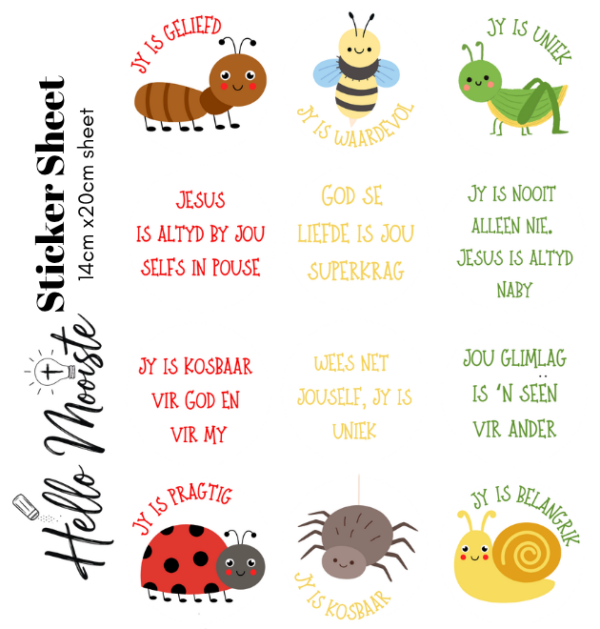 Goggas Lunchbox - Sticker Sheet - Goggas