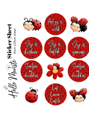 Lunchbox - Sticker Sheet - Jy is lieflik