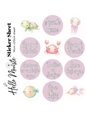 Lunchbox - Sticker Sheet - Mooiste Meisie