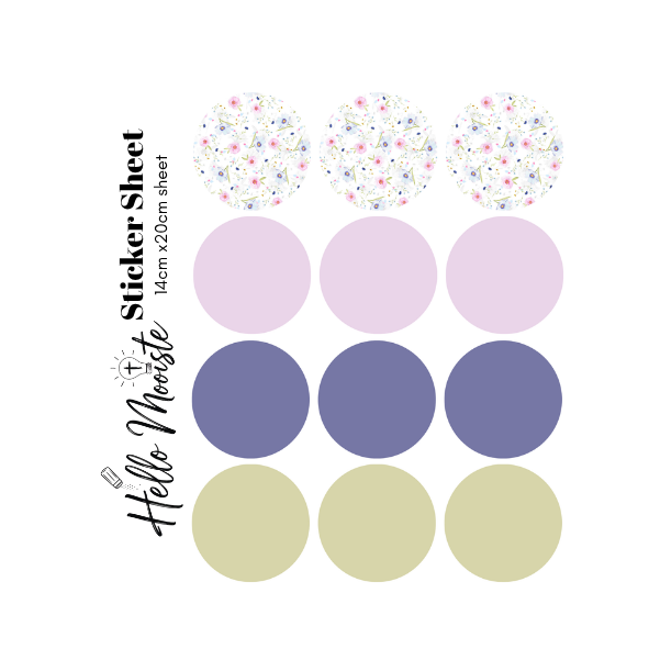 Bible Journaling - Sticker Sheet - Fairy Forest