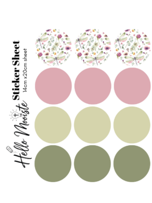 Bible Journaling - Sticker Sheet - Moss & Blush