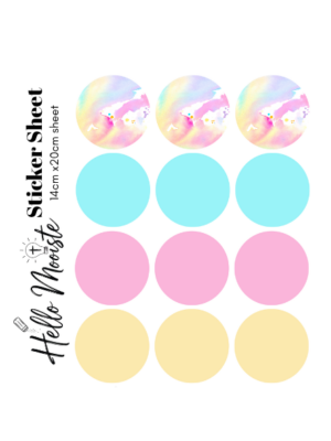 Bible Journaling - Sticker Sheet - Bubblegum
