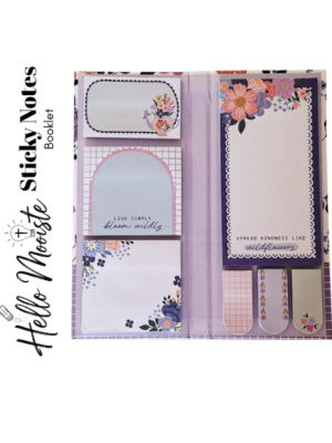 Floral Sticky Note Booklet